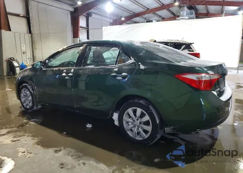 2015 Toyota Corolla L from USA, damaged, VIN 2T1BURHEXFC279599